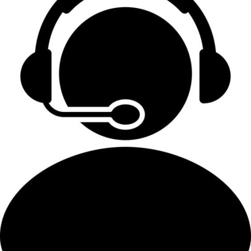 customer-service-icon-in-black-and-white-color-vector